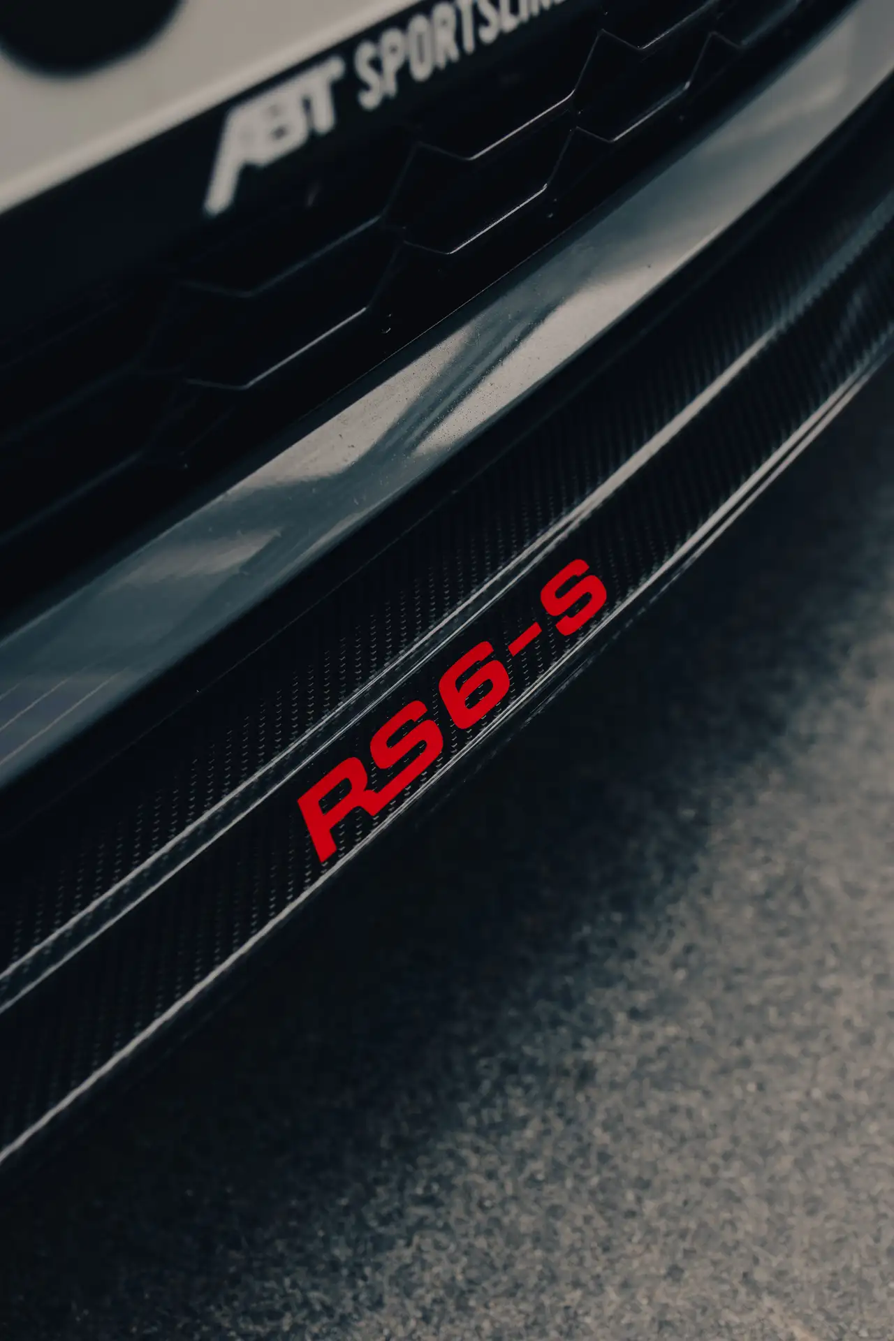 Audi Abt RS6-S CarVia Rental Car Spoiler Lip